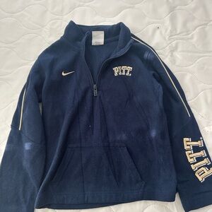 Nike Kids Fleece Jacket - Navy and Gold